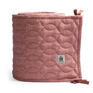 Sebra Quiltet Sengerand - blossom pink